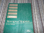 1993 Ford Tempo & Mercury Topaz Service Shop Repair Workshop Manual Factory OEM