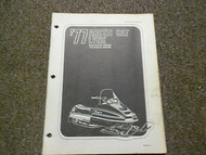 1977 Arctic Cat Lynx Illustrated Service Parts Catalog Manual FACTORY OEM