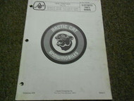 1976 Arctic Cat Panther Illustrated Service Parts Catalog Manual FACTORY OEM