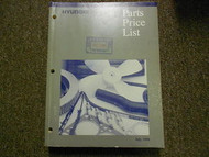 1998 HYUNDAI Parts Price List Manual JULY Tiburon Elantra FACTORY OEM BOOK 98