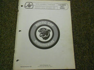 1974 Arctic Cat Wankel Panther Illustrated Service Parts Catalog Manual OEM