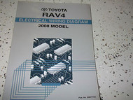 2008 Toyota RAV4 RAV 4 Electrical Wiring Diagram Service Shop Repair Manual EWD