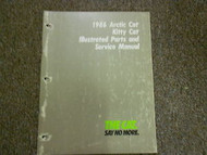 1986 Arctic Cat Kitty Cat Illustrated Service Parts Catalog Manual FACTORY OEM