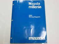 2002 Mazda Millenia Electrical Wiring Diagram Manual FACTORY OEM BOOK USED WEAR