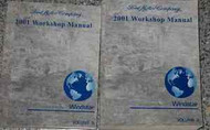 2001 Ford Windstar MINI VAN Service Shop Repair Manual Set OEM FACTORY 2 VOL