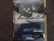 2001 Ski Doo Skandic 440 F Parts Accessories Catalog Manual OEM Book 01