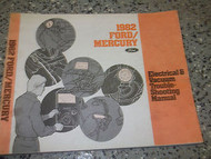 1982 FORD LTD L T D Wiring Electrical TROUBLESHOOTING Shop Repair Manual EVTM