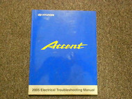 2005 HYUNDAI ACCENT Electrical Troubleshooting Manual Components Schematics OEM