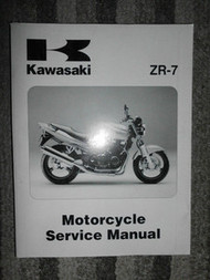 1999 2000 Kawasaki Motorcycle ZR-7 Service Shop Repair Manual OEM FACTORY xxx