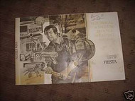 1979 FORD FIESTA Electrical Troubleshooting Wiring Service Shop Repair Manual