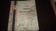 1987 Pontiac Firefly Service Shop Repair Manual OEM 87
