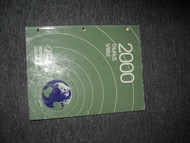 2000 FORD TAURUS MERCURY SABLE Electrical Wiring Diagram Service Shop Manual OEM
