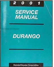 2001 Dodge DURANGO TRUCK Service Repair Shop Manual DEALERSHIP OEM 01 BOOK HUGE