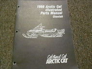 1988 Arctic Cat Cheetah Illustrated Service Parts Catalog Manual FACTORY OEM