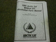 1991 Arctic Cat Wildcat EFI Illustrated Service Parts Catalog Manual FACTORY OEM