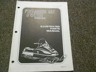 1979 Arctic Cat Lynx Illustrated Service Parts Catalog Manual FACTORY OEM