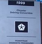 1999 CHRYSLER SEBRING CONVERTIBLE POWERTRAIN Service Shop Manual DIAGNOSTICS