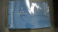2010 LINCOLN TOWN CAR Service Repair Shop Manual Set W Wiring Diagram EWD OEM