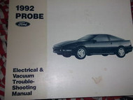 1992 Ford Probe Wiring Diagrams Service Shop Manual EWD