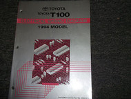 1994 TOYOTA T100 Electrical Wiring Diagram Service Shop Repair Manual FACTORY