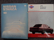 1991 Nissan Stanza Service Repair Shop Manual SET FACTORY OEM BOOKS 91