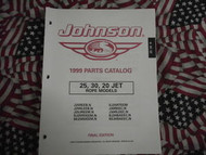 1999 Johnson 25 30 20 Jet Rope Models Parts Catalog