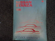 1990 Nissan Stanza Service Repair Shop Manual Dealer Ship OEM FACTORY Book 90