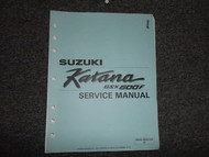 1987 Suzuki GSX600F KATANA Motorcycle Service Shop Repair Manual WO BINDER OEM