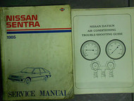 1985 Nissan Sentra Service Shop Repair Manual Set Factory OEM 85