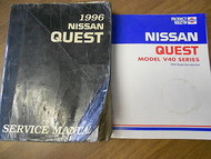 1996 Nissan Quest Service Repair Shop Manual SET Factory OEM Book 96
