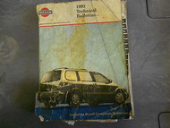 1993 Nissan Technical Service Bulletin Service Repair Shop Manual Factory OEM