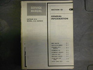 1979 Datsun Nissan 810 Service Repair Shop Manual Factory OEM 79