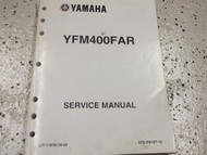 2003 Yamaha YFM400FAR YFM 400 FAR Service Shop Repair Manual FACTORY OEM 03