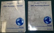 2001 Ford RANGER TRUCK Service Shop Repair Manual Set OEM DEALERSHIP BOOK 01