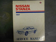 1987 Nissan Stanza Service Repair Shop Manual FACTORY DEALER SHIP OEM BOOK 87