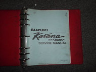 1987 Suzuki GSX600F KATANA Motorcycle Service Shop Repair Manual BINDER INCLUDED
