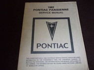 1982 Pontiac Parisienne Service Shop Repair Manual OEM