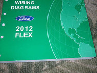 2012 FORD FLEX Electrical Wiring Diagram Service Shop REPAIR Manual EWD 2012