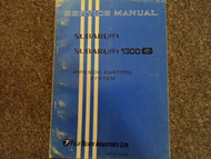 1970 1971 Subaru 1300 Emission Control Service Repair Shop Manual Factory OEM