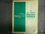 1983 Datsun Nissan Stanza Service Repair Shop Manual Factory OEM 83