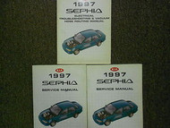 1997 Kia Sephia Service Repair Shop Manual Set Factory OEM 97
