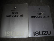 1990 ISUZU IMPULSE Service Repair Shop Manual SET OEM FACTORY BOOK