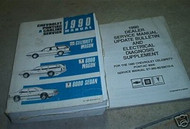 1991 PONTIAC 6000 Service SHOP REPAIR Manual SET OEM BOOKS