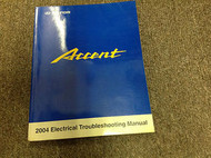 2004 HYUNDAI ACCENT Electrical Troubleshooting Manual Diagrams Components OEM