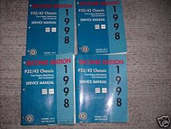 1998 Chevy GMC P32/42 Chassis Service Repair Shop Manual Set FACTORY OEM