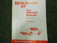 1991 Subaru XT Electrical Wiring Service Repair Shop Manual FACTORY OEM BOOK 91