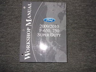 2010 Ford F-650 750 Diesel Truck Service Shop Manual