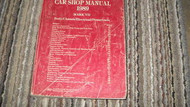 1989 Lincoln Mark VII 7 Service Shop Repair Manual OEM 89 DEALERSHIP 89 FORD x