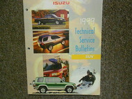1999 ISUZU Technical Service Bulletin Repair Shop Manual OEM 99