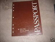 1994 Honda Passport Service Shop Manual Supplement OEM
